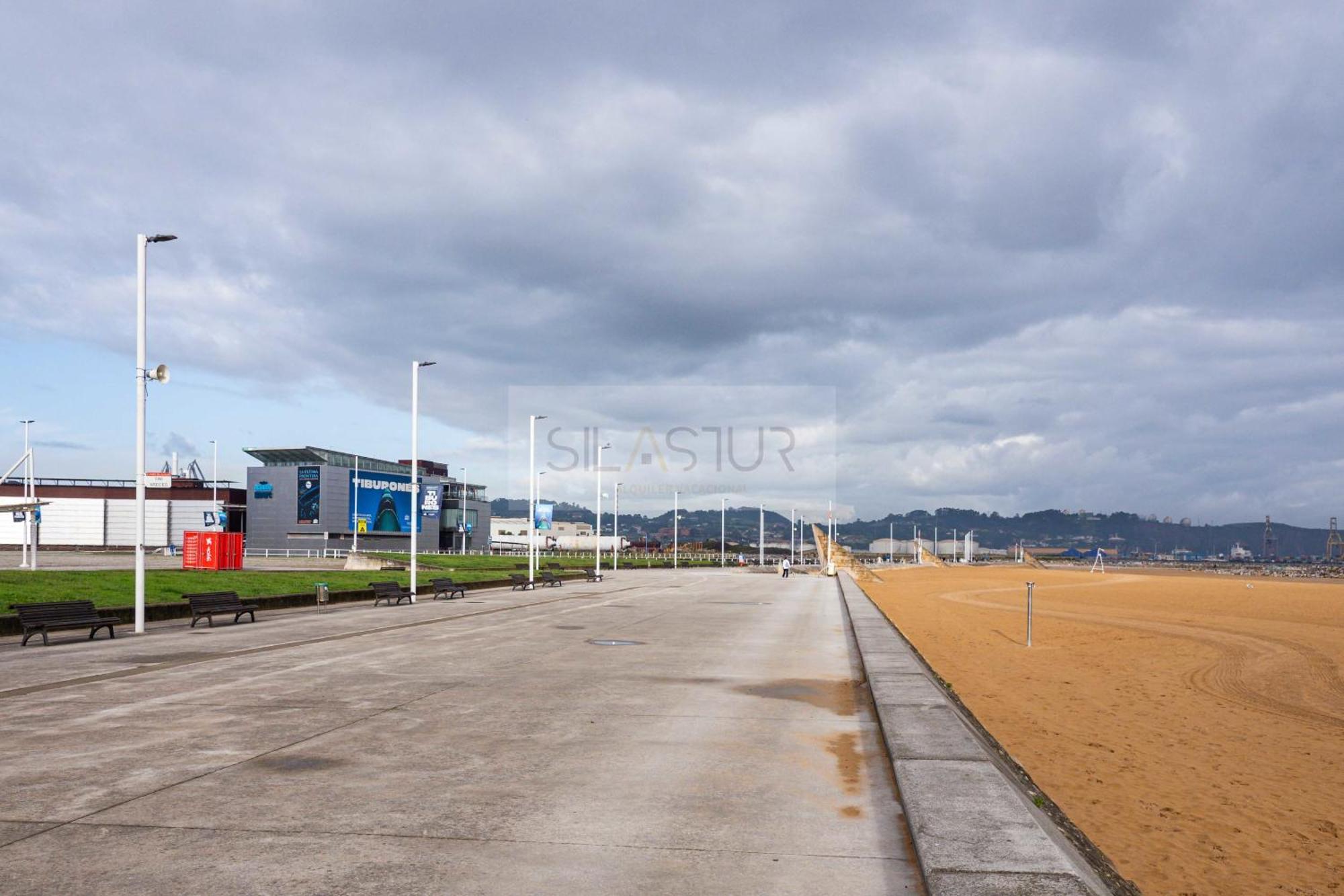 A Pie De Playa B By Silastur Gijón Buitenkant foto